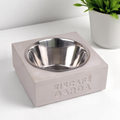 Hundenapf personalisiert aus Beton | Futternapf Beton | Wassernapf Hund Beton l handgemacht