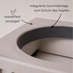 Doppelnapf – klein, eckig | Katzennapf