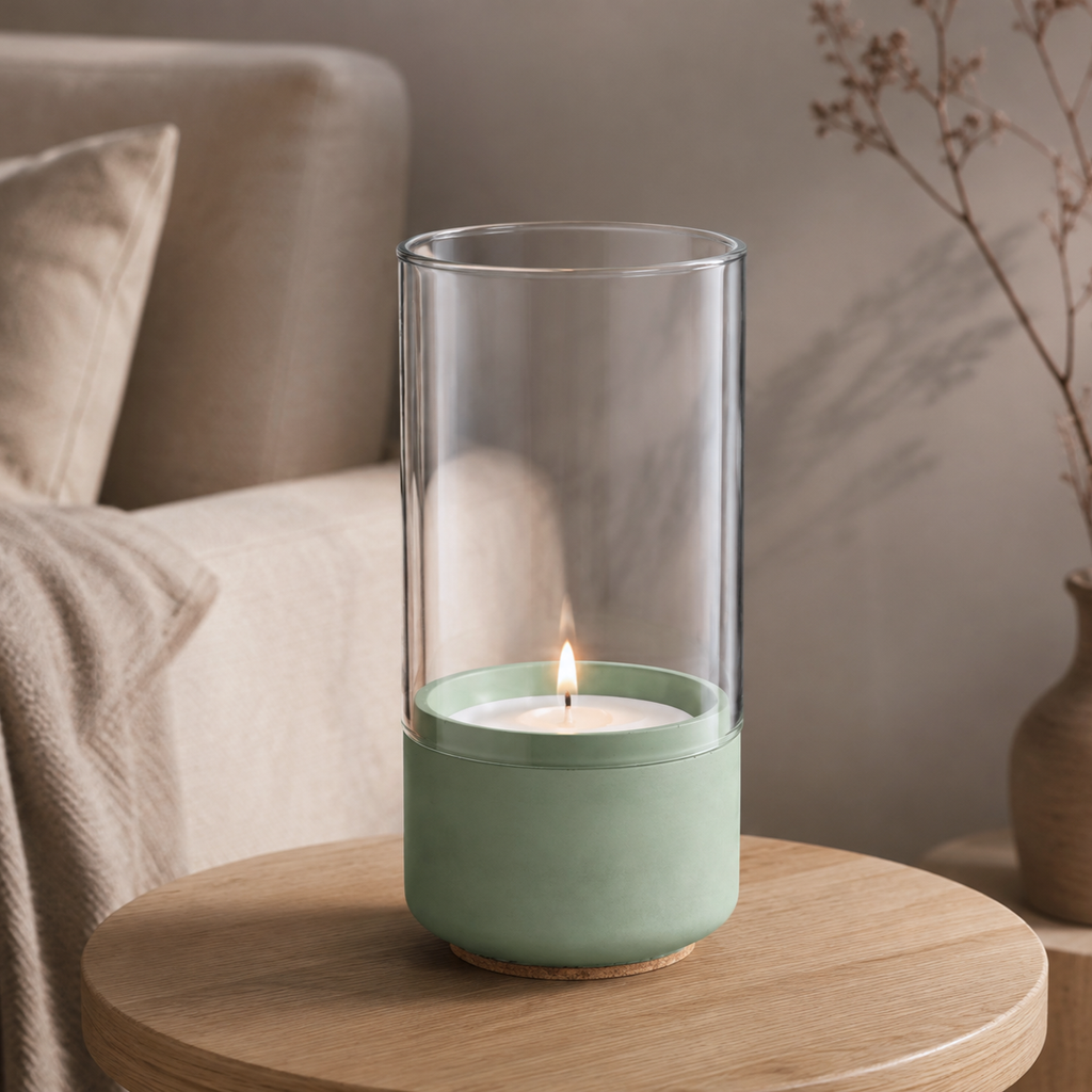 Windlicht aus Beton