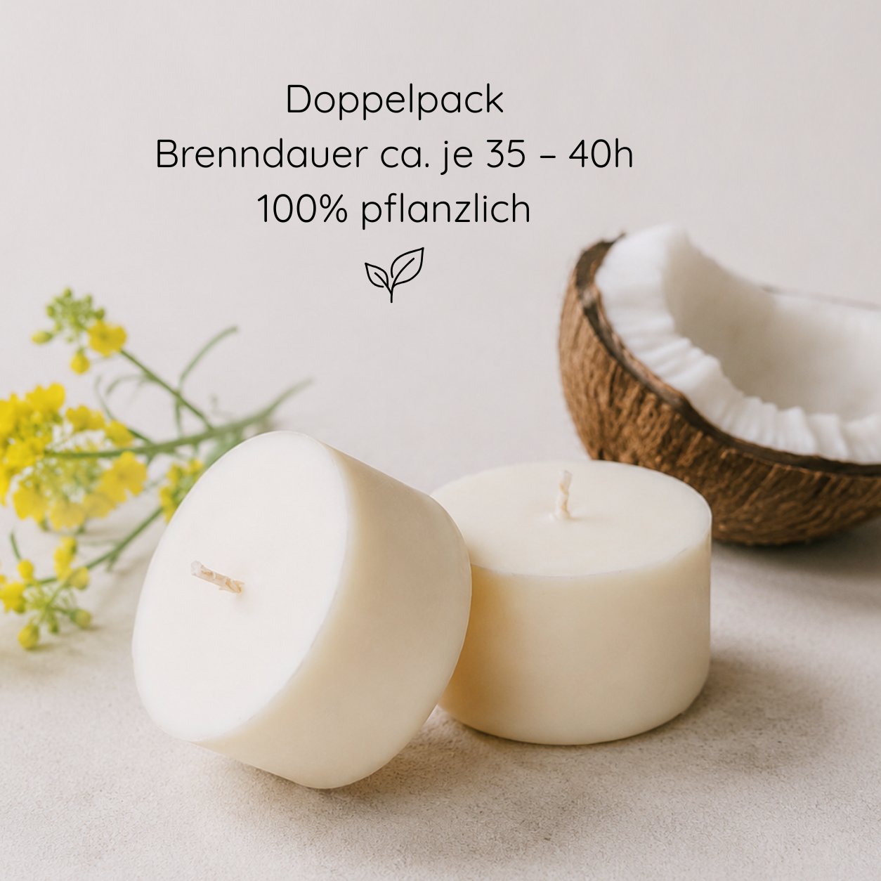Nachfüllwachs Doppelpack