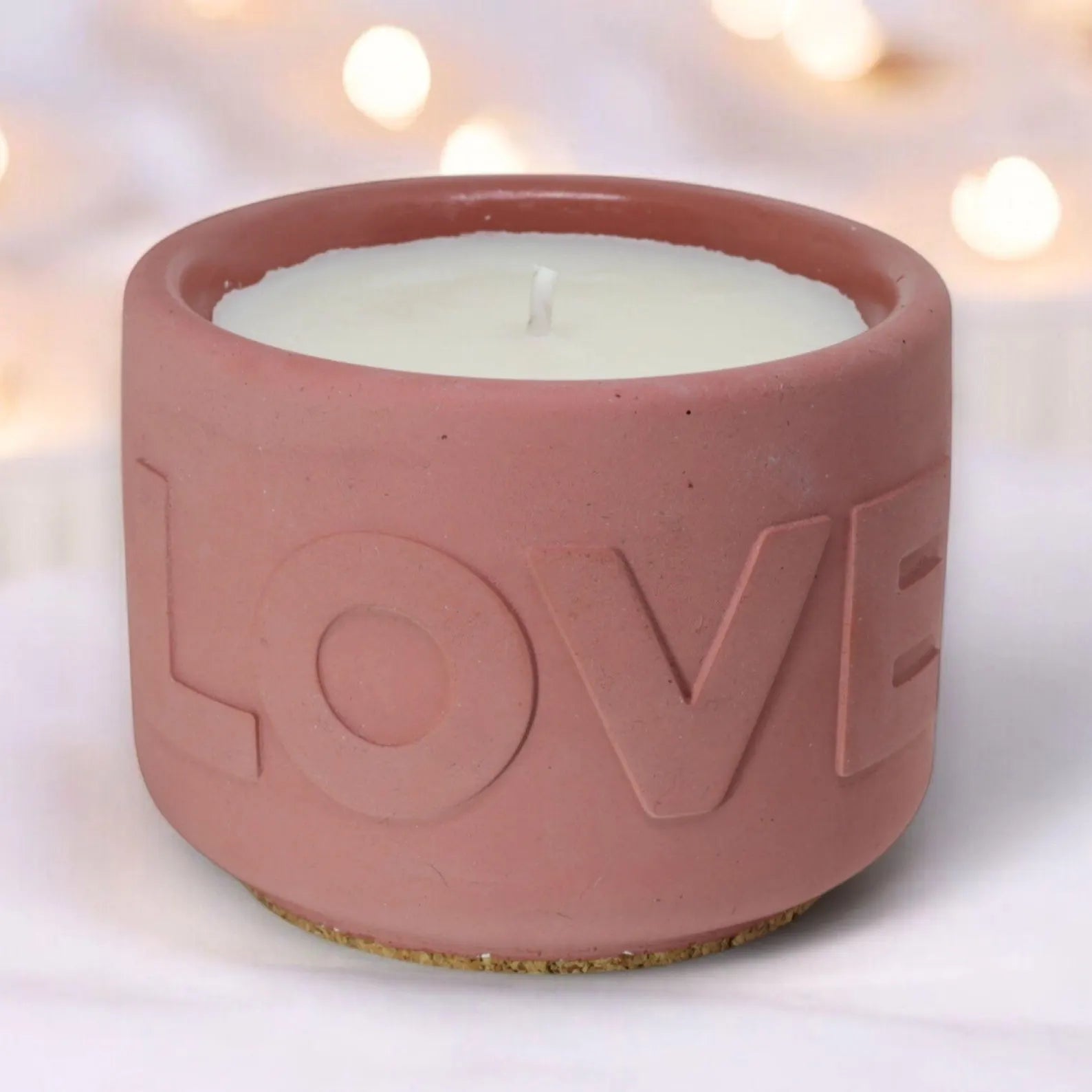 LOVE Kerze aus Beton
